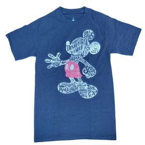 DISNEY PARKS exclusive Bold MICKEY MOUSE mouse tee t-shirt Women's SMALL